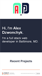 Mobile Screenshot of alexdzwonchyk.com